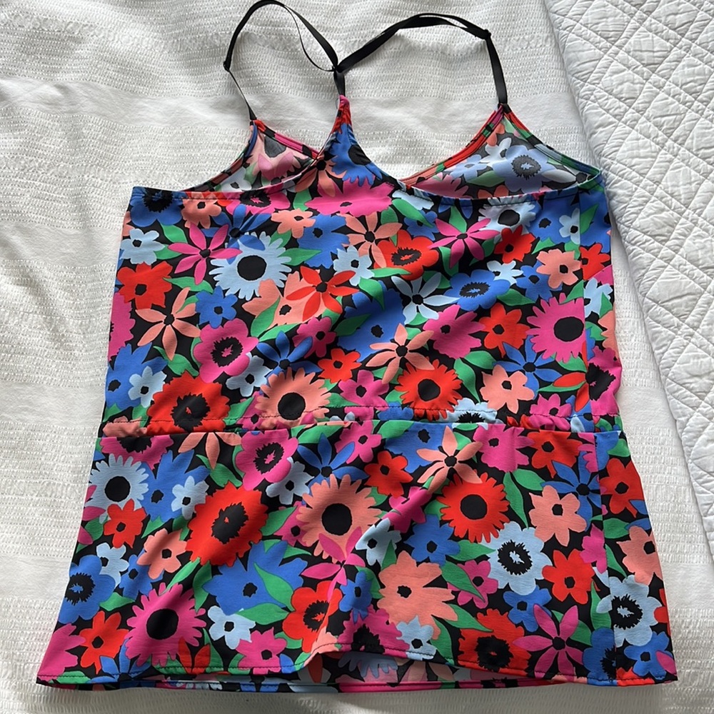 Alex & Alex - Floral Racerback Tank - Picture 3 of 3